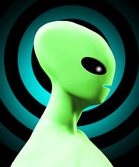 Image showing Simple Alien Form