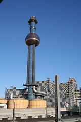 Image showing Hundertwasser industrial arcitecture