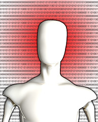 Image showing Blank Binary Man 