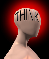 Image showing Blank Thinking 