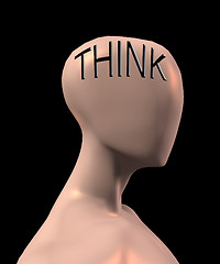 Image showing Blank Thinking 