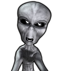 Image showing Angry Alien 