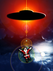 Image showing Alien Abducted Santa Claus 