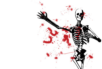 Image showing Bloody Skeleton