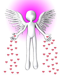 Image showing The Angel Of Love