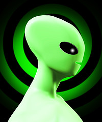 Image showing Simple Alien Form