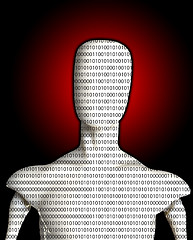 Image showing Blank Binary Man 