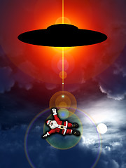 Image showing Alien Abducted Santa Claus 