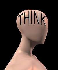 Image showing Blank Thinking 