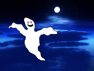 Image showing Not So Scary Ghost