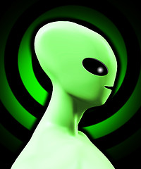 Image showing Simple Alien Form