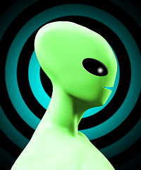 Image showing Simple Alien Form