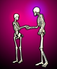 Image showing Skeletons Meeting