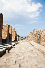 Image showing Pompeii - archaeological site