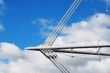 Image showing construction of Millennium stadium in cardiff