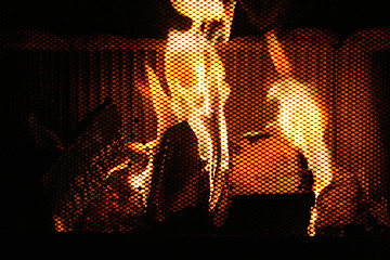 Image showing wood fire
