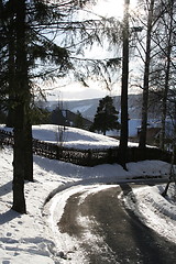 Image showing Winter road