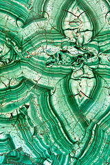 Image showing The pattern of malachite