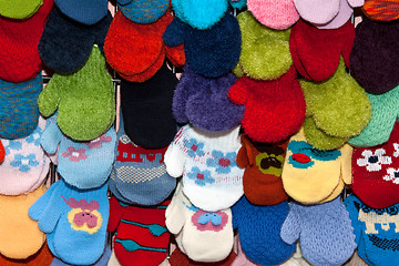 Image showing showcase children's mittens and gloves