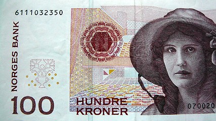 Image showing NOK 100