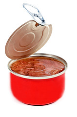 Image showing Stew in an iron open pot