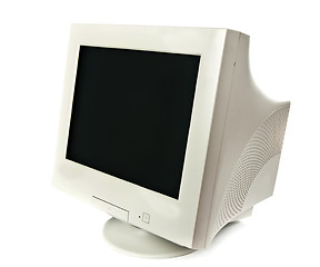 Image showing old CRT monitor