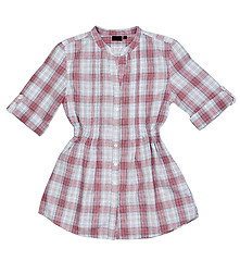 Image showing Pink summer shirt with short sleeves