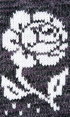 Image showing knitted gray background