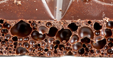 Image showing porous dark chocolate