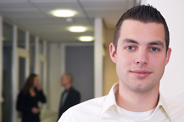 Image showing Young Businessman with Colleagues