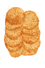 Image showing Biscuits with sesame seeds