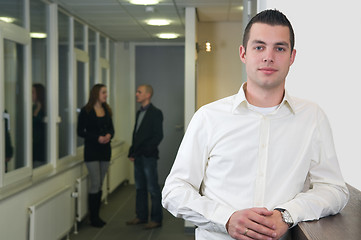 Image showing Young Businessman with Colleagues