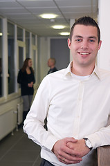 Image showing Young Businessman with Colleagues