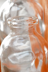 Image showing Two glass bottles