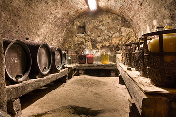 Image showing wine cellar