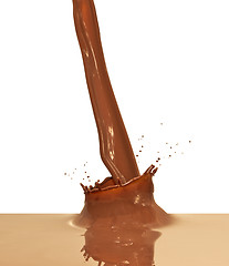 Image showing chocolate splash