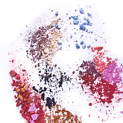 Image showing crushed eyeshadow