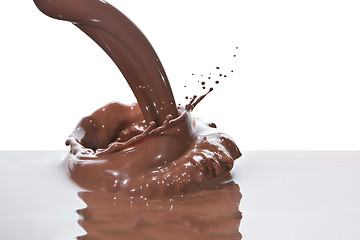 Image showing pouring chocolate