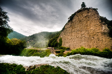 Image showing Marmore waterfalls