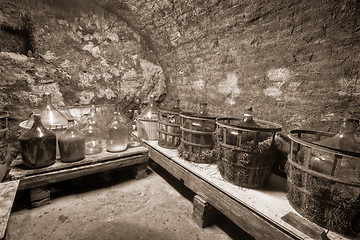 Image showing wine cellar