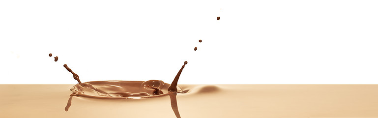 Image showing chocolate splash