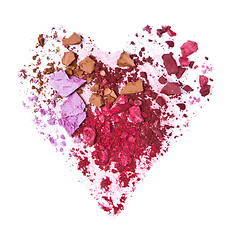 Image showing crushed eyeshadow