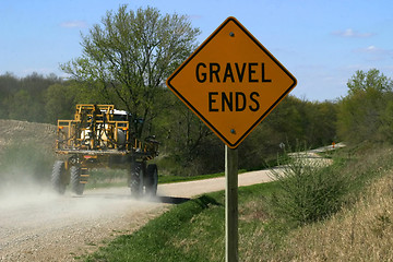 Image showing Gravel Ends Sign 2