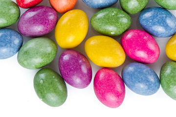 Image showing easter eggs isolated