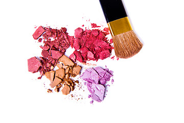 Image showing crushed eyeshadow