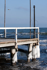 Image showing wooden pier