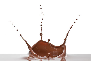 Image showing chocolate splash