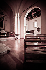 Image showing italian church itnerior