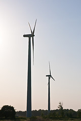 Image showing windmill  farm