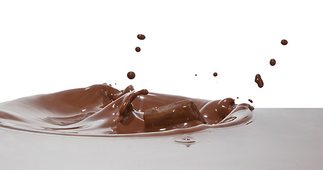 Image showing chocolate splash